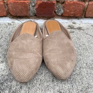 Universal Thread Tan Suede Mules L Size 8